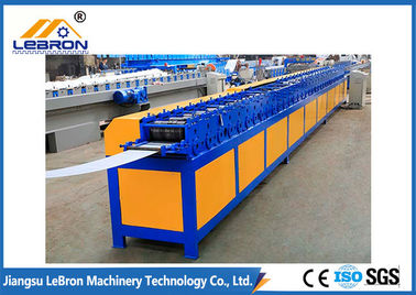 380V / 50Hz Door Frame Roll Forming Machine , Hydraulic Cut Steel Door Frame Machinery