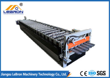Hydraulic Cut Glazed Tile Roll Forming Machine Full Automatic Servo Guiding Device