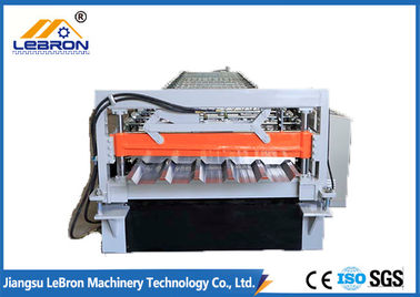 Hydraulic Cut Glazed Tile Roll Forming Machine Full Automatic Servo Guiding Device