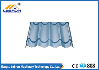 Hydraulic Cut Glazed Tile Roll Forming Machine Full Automatic Servo Guiding Device