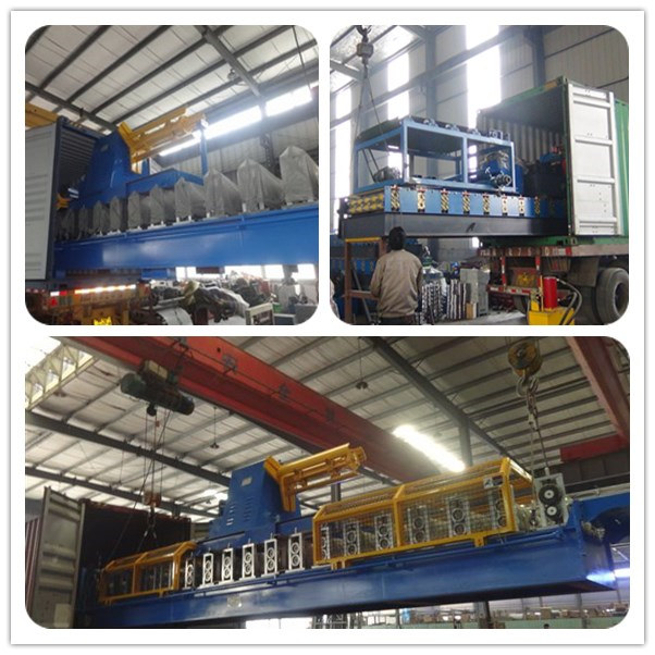 PLC tự động sản xuất tại Trung Quốc kim loại Gutter cuộn máy 2018 loại mới CNC điều khiển cuộn máy ép